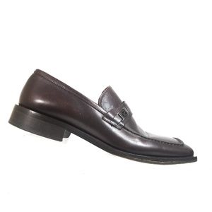 Versace Classic V2 Men Logo Strap Loafer Sz 40